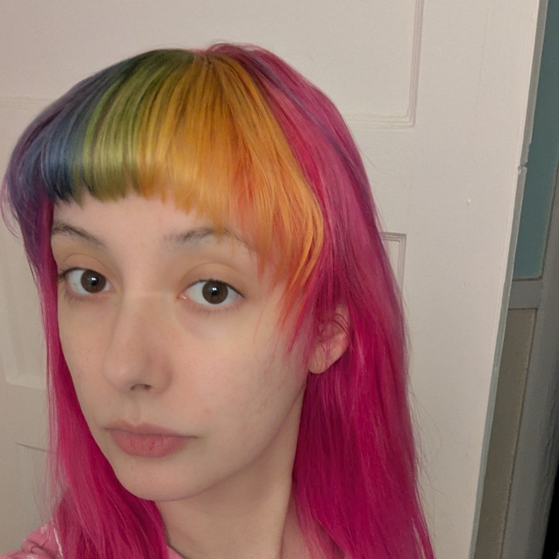 User result after creating a unique hair color with ColorBox